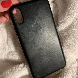 Apple leather iPhone XS/X case